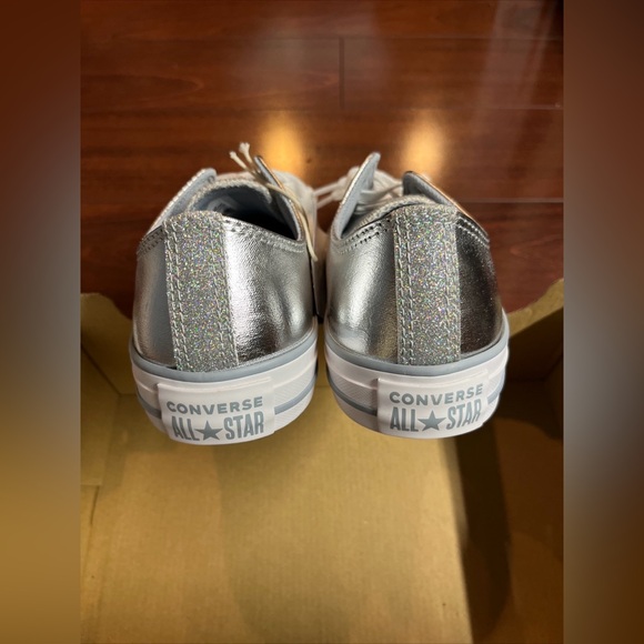 Converse CTAS OX Low Top Womens 8 Metallic Granite Glitter Sneaker Shoe A05433F - Picture 6 of 16